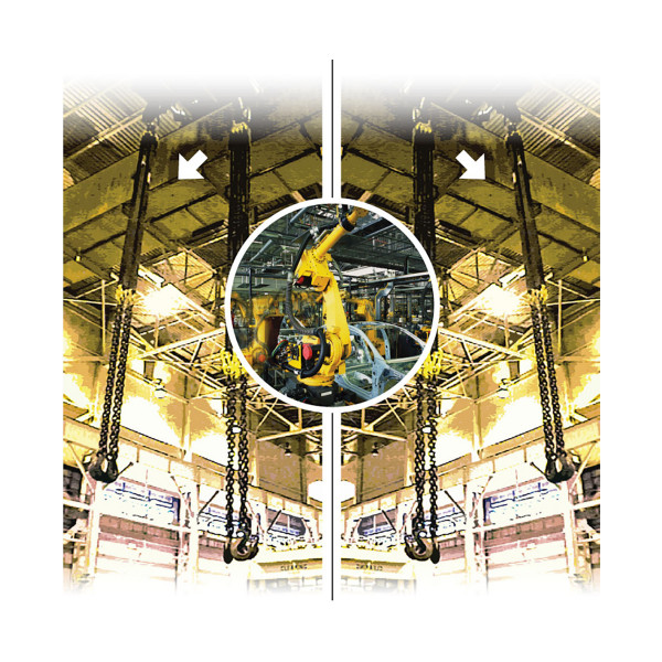 Mazzella Twin-Path® Roundsling and Alloy Chain Combo Sling