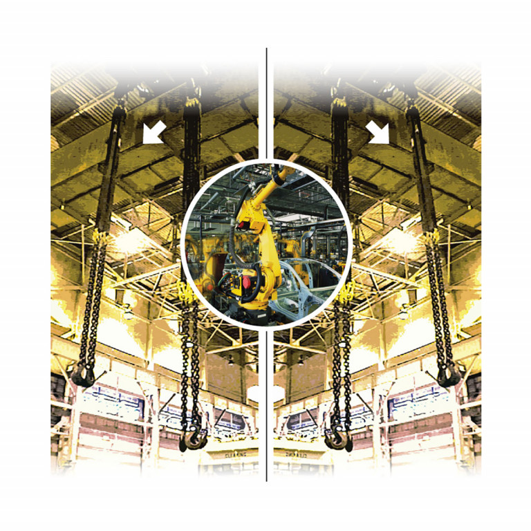 Mazzella Twin-Path® Roundsling and Alloy Chain Combo Sling