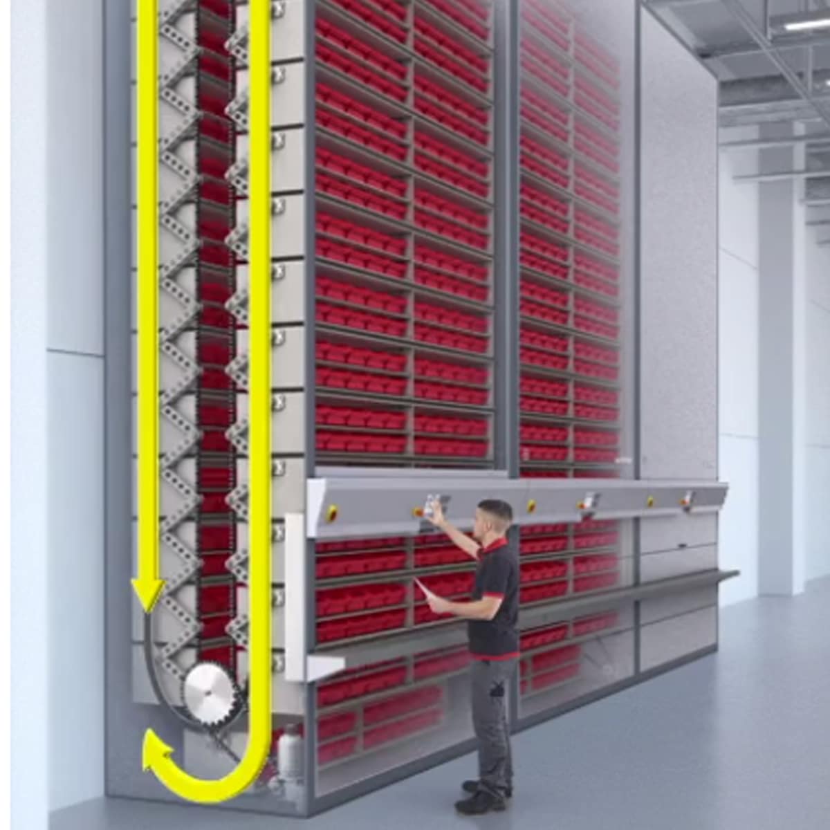 How Vertical Wire Spool Carousels Increase Efficiency