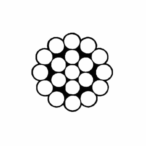 1 x 19 Galvanized / Stainless Steel Cable