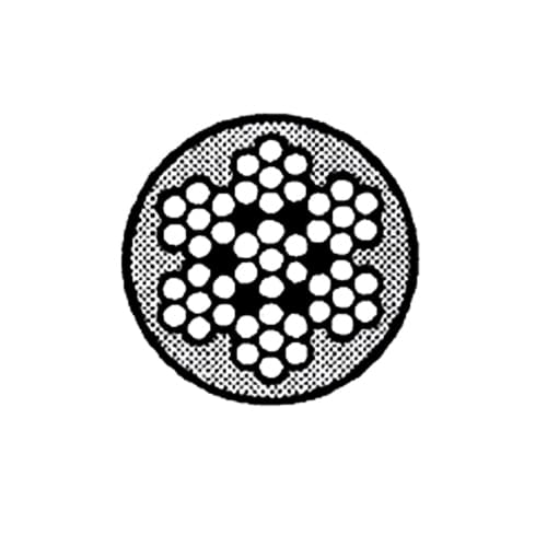 7 x 7 Vinyl Coated Galvanized Steel Cable