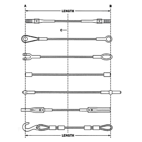 How to Measure Wire Rope Assemblies