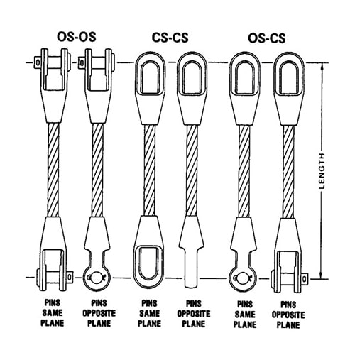 Spelter Socket Assemblies (Boom Pendants)