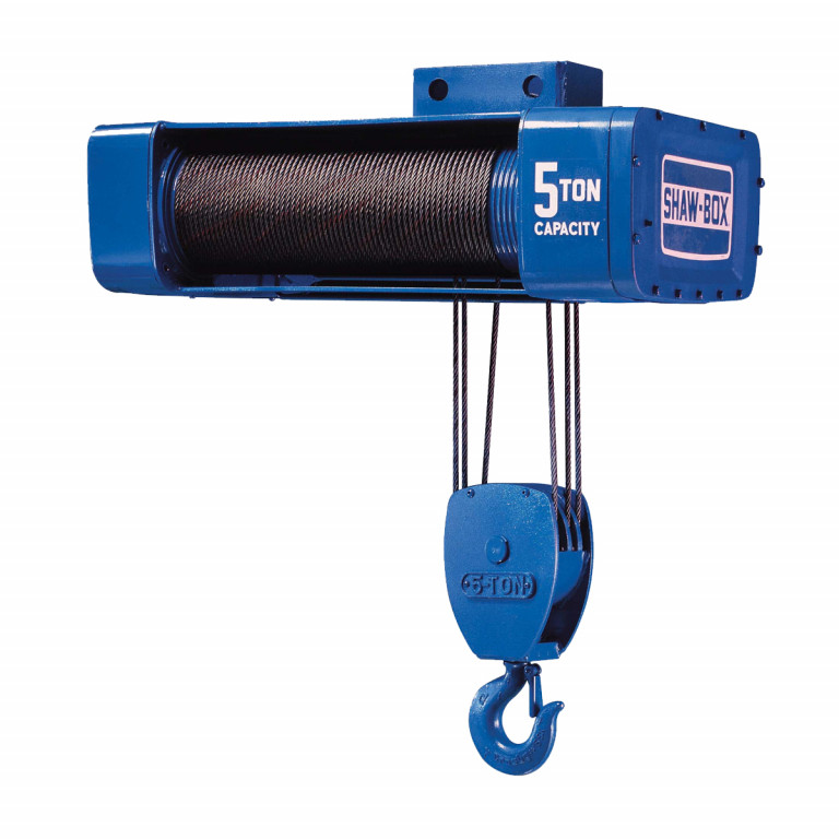 ShawBox 800 Series Electric Wire Rope Hoist & Trolley—SingleReeved