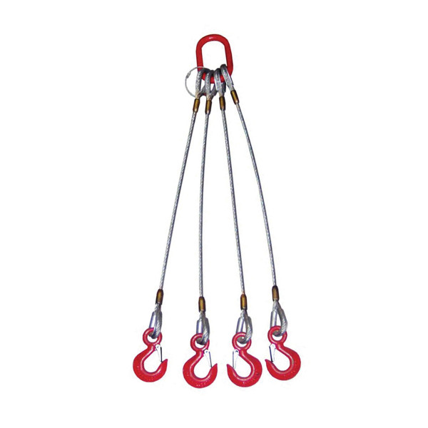 Wire Rope Sling Bridles: 2-Legged, 3-Legged, and 4-Legged