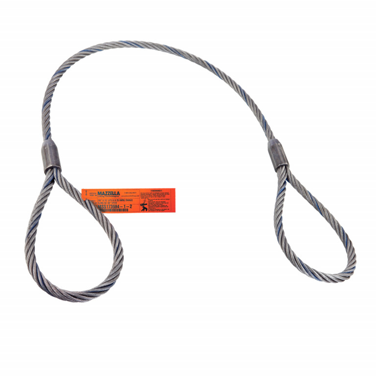 Mechanically Spliced Wire Rope Slings (Single-Part) | Mazzella