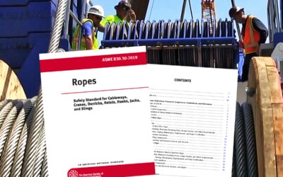 What is ASME B30.30, and How Does It Apply to Crane Ropes Inspection: Featured