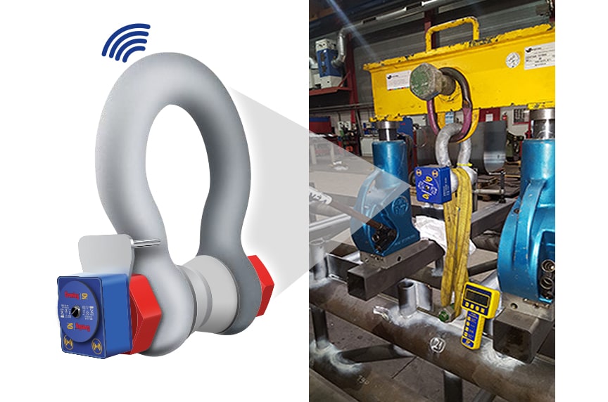 How Do Crosby / Straightpoint Load Cells Make Your Overhead Lifts Safer: Loadshackle In Use