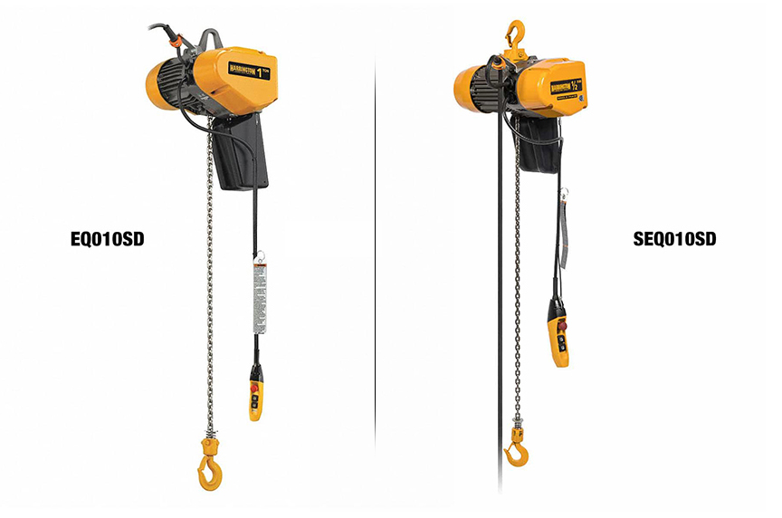 Harrington EQ / SEQ Electric Chain Hoist: Design, Features, Benefits: EQ / SEQ Hoists