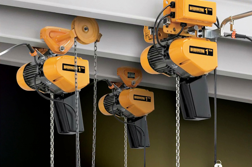 Harrington EQ / SEQ Electric Chain Hoist: Design, Features, Benefits: EQ / SEQ Electric Chain Hoists