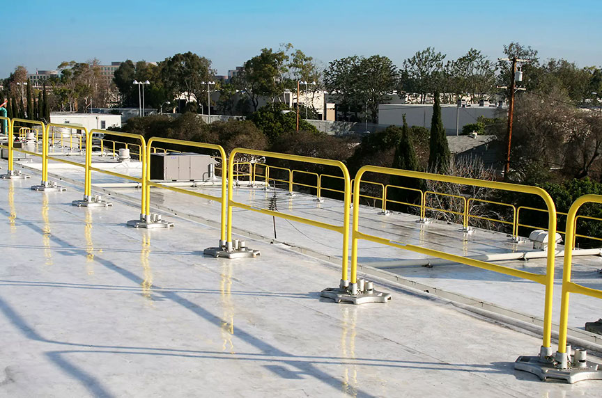 How Can Fall Prevention Systems Make Working at Height Safer: Guardrails Installed