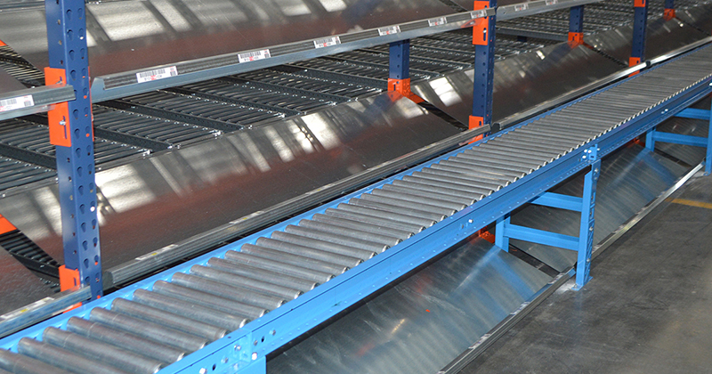 Pallet Racking, Storage Racking and Conveyor Systems in Florida: Gravity Roller