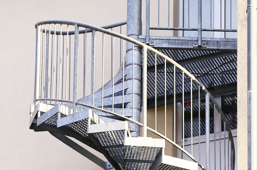 How Can Fall Prevention Systems Make Working at Height Safer: Spiral Stairs