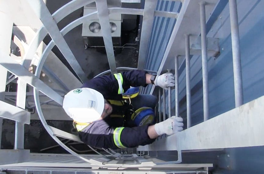 OSHA Hierarchy of Controls: Reducing Hazards for Working at Height: Fixed Ladders