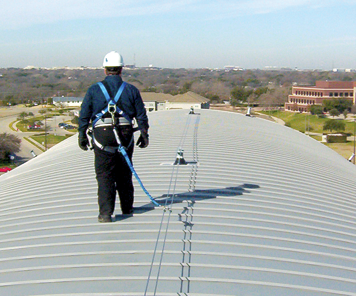 Roof fall protection system