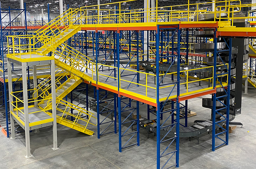 How Can a Mezzanine Help Increase Warehouse Storage, Productivity: Mezzanine 1