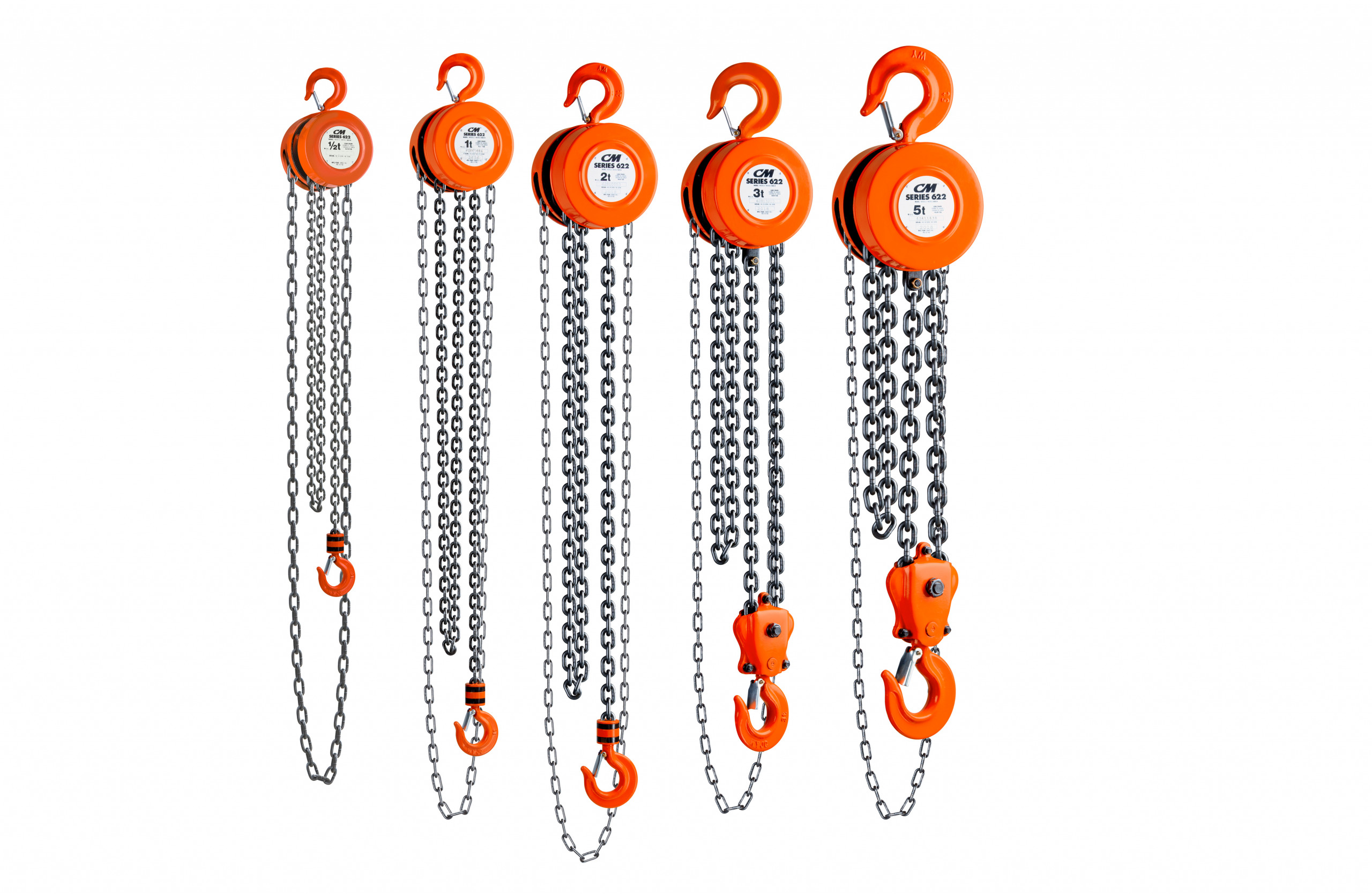 CM Series 622-A Hand Chain Hoist All Capacities