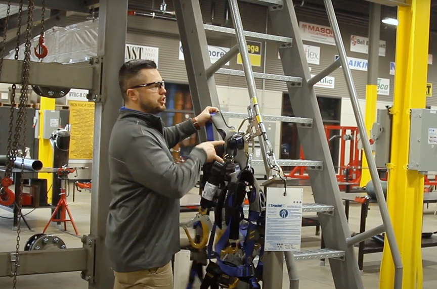 How a Horizontal Lifeline System Kept Students Safe While Training at Height