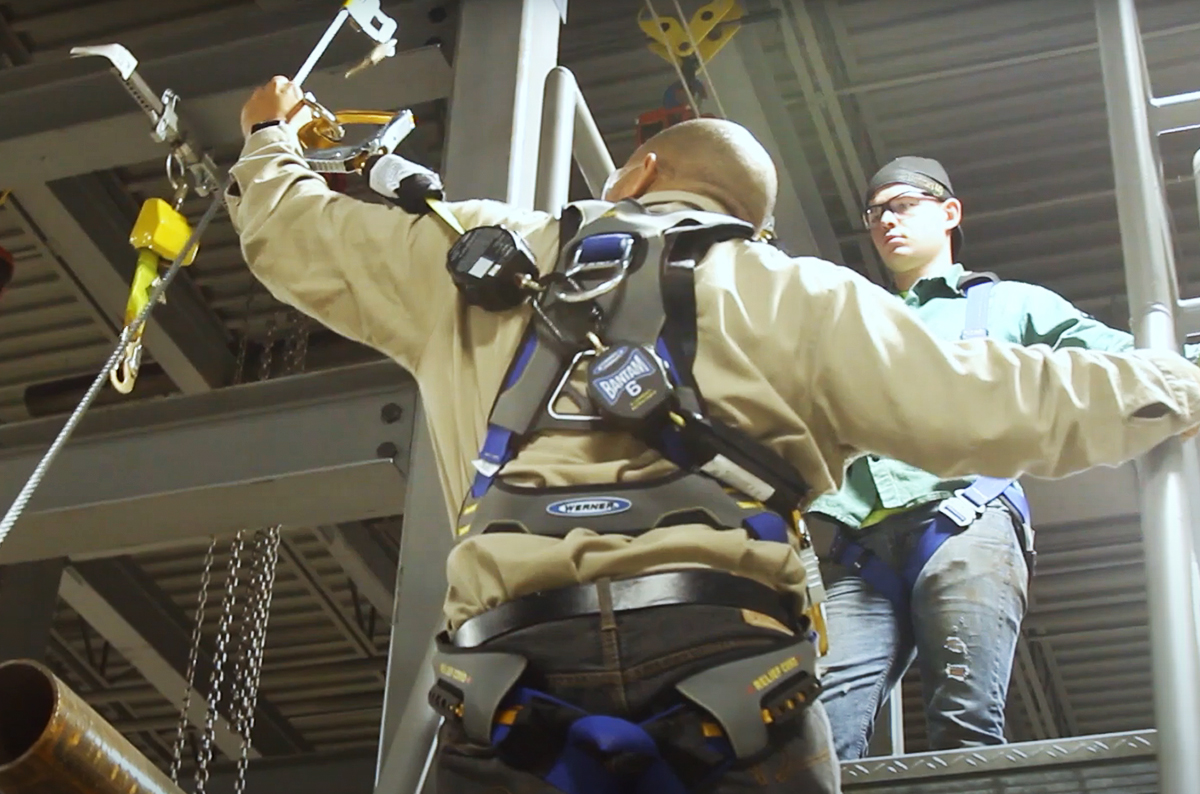 How a Horizontal Lifeline System Kept Students Safe While Training at Height