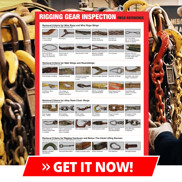 Rigging Gear Inspection Reference Guide