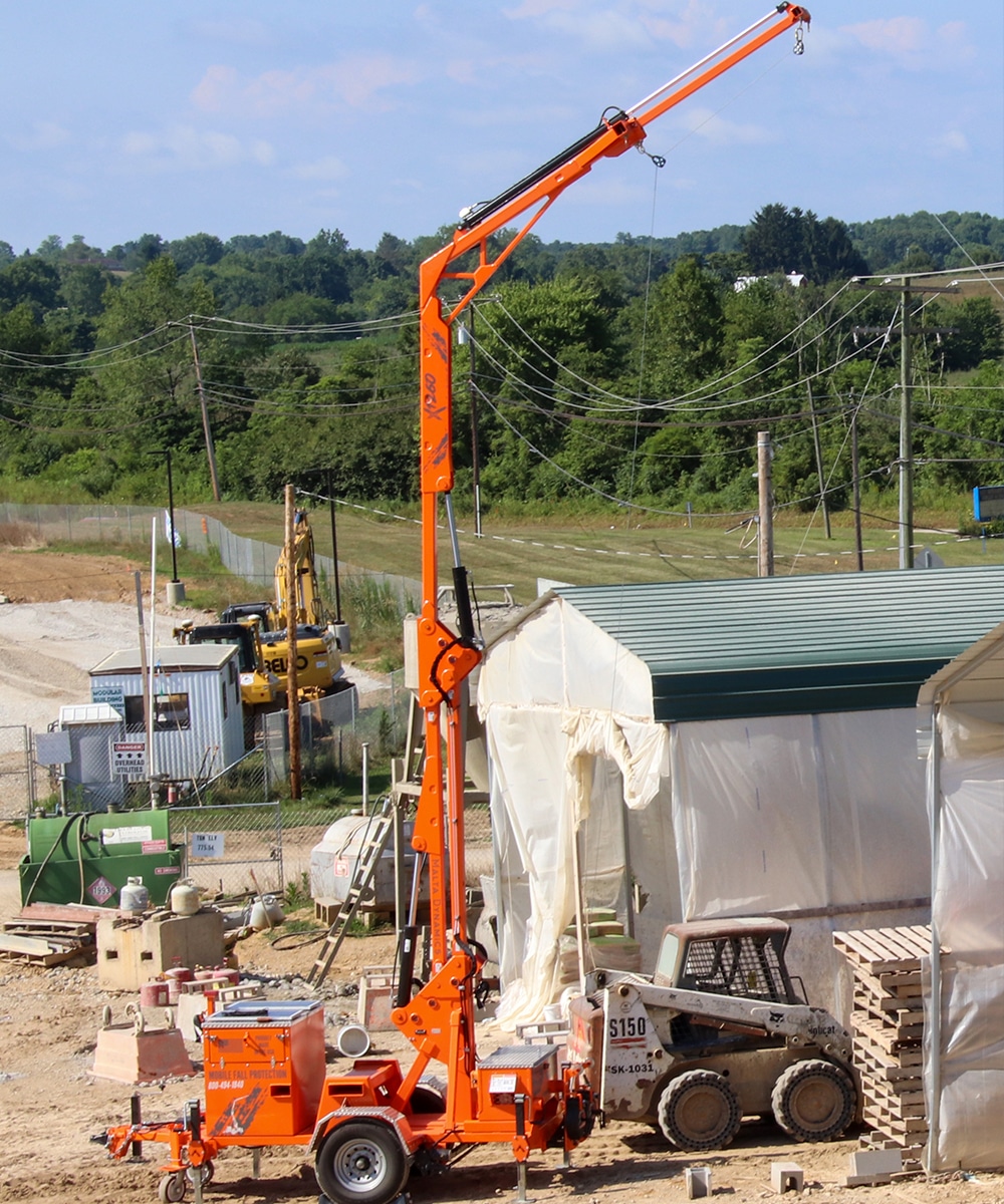 X1260 Mobile Grabber Fall Protection System by Malta Dynamics