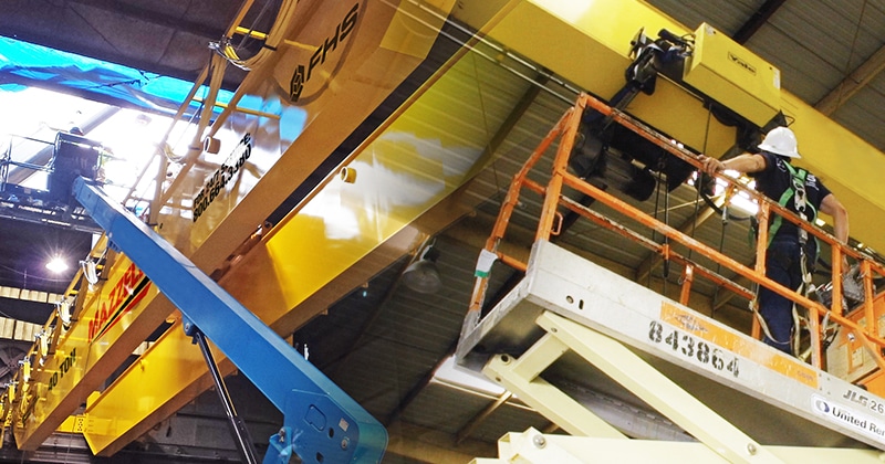 Mazzella Provides Hoist & Overhead Crane Service