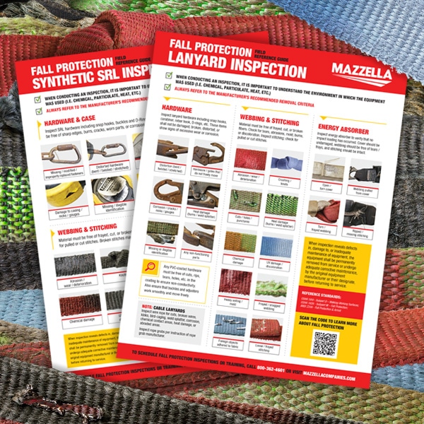 Mazzella Thank You for Downloading Your Fall Protection SRL / Lanyard Inspection Field Reference Guide