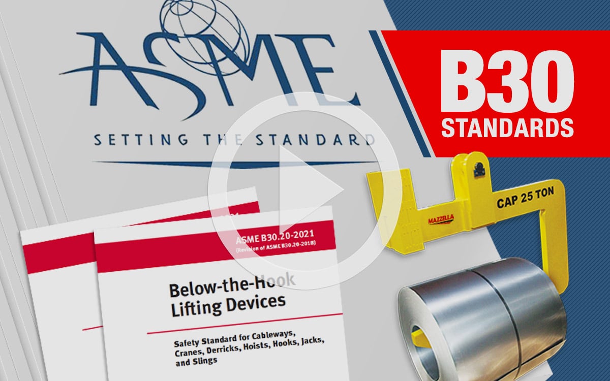 What’s In the New ASME B30.20 Below-the-Hook Lifting Devices Standard?