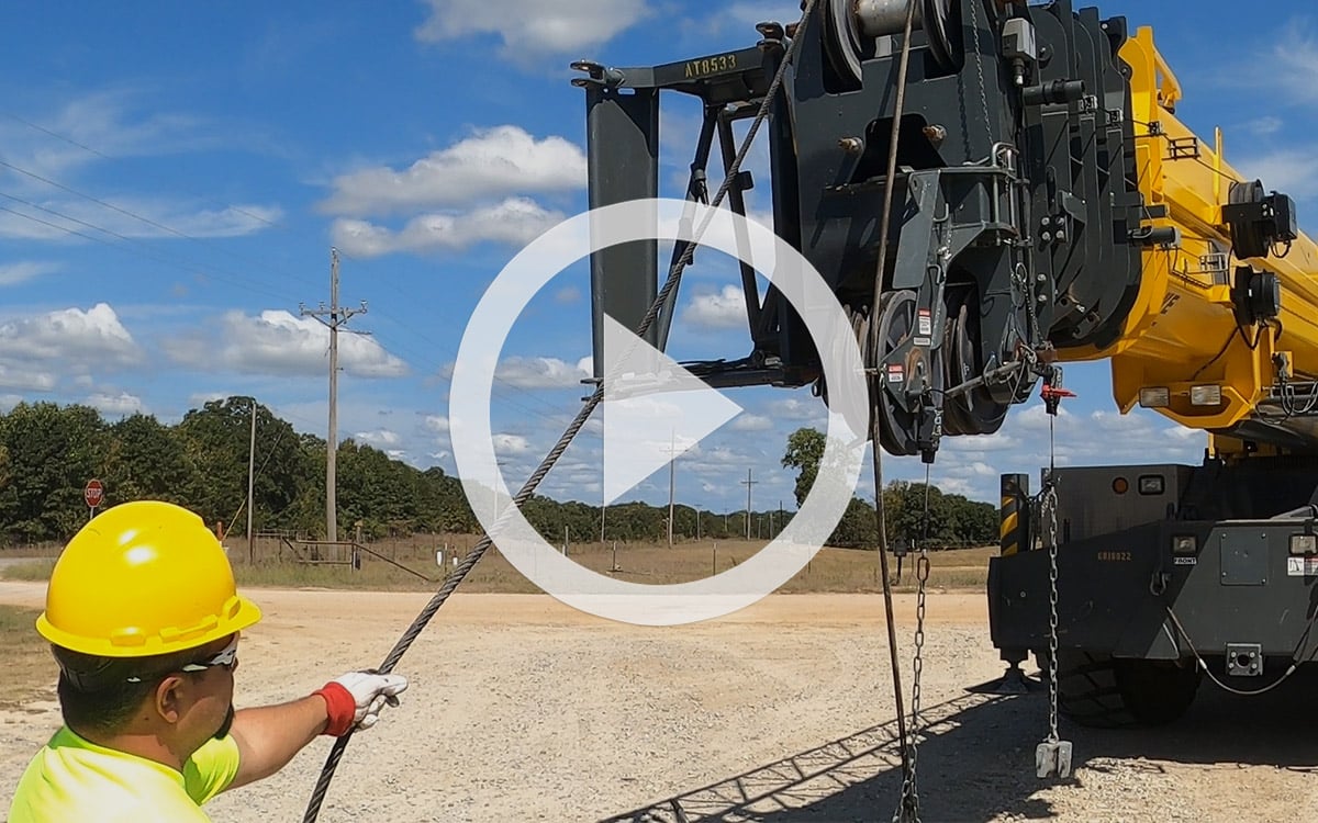 How To Install a Crane Hoist Rope