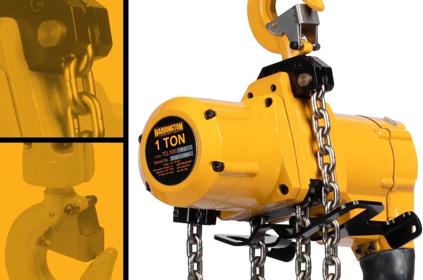 What Is the Harrington TCL Lube Free Air Hoist, & How Can It Help You? – Hoists with Air Powered, Push, and Geared Trolleys