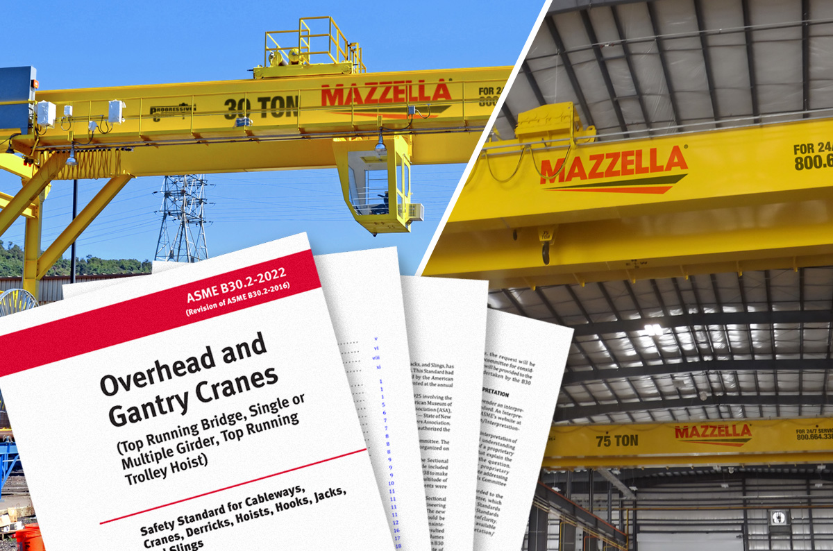 ASME B30.2-2022: Updates & Revisions to ASME B30.2 Overhead & Gantry Cranes Standard - Featured