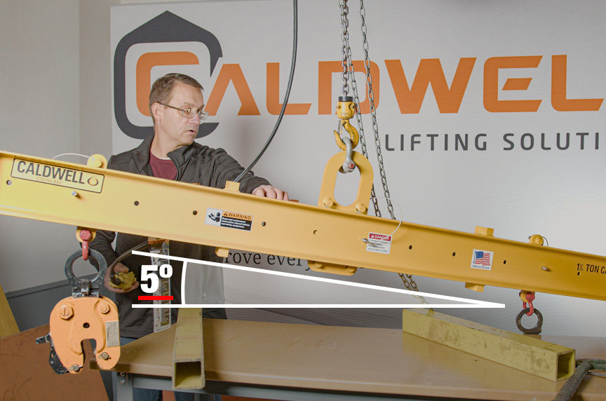 How Do You Safely Lift Off-Center Loads? - Caldwell Lifting Device with Off-Center Load