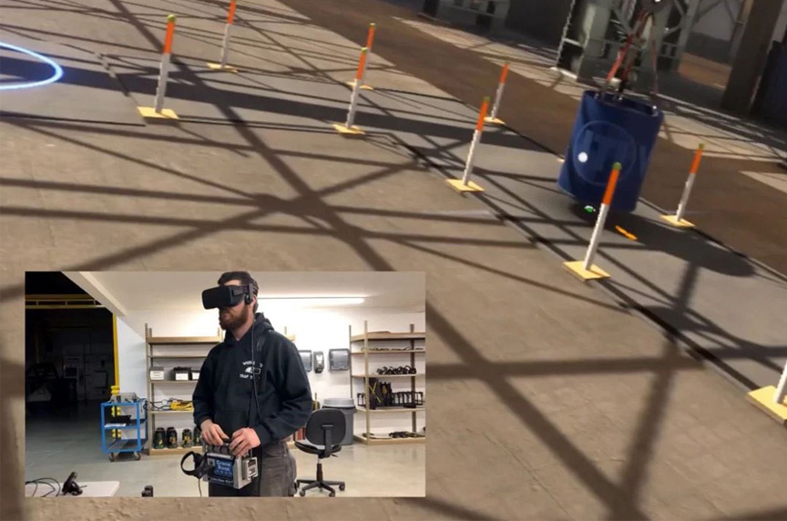 ITI Virtual Reality Crane Operator Training Exercise