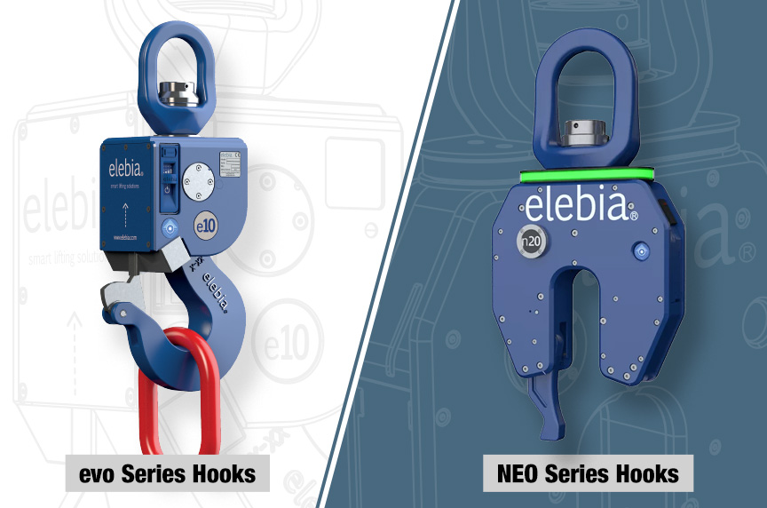 elebia® evo and NEO Series automatic crane hooks