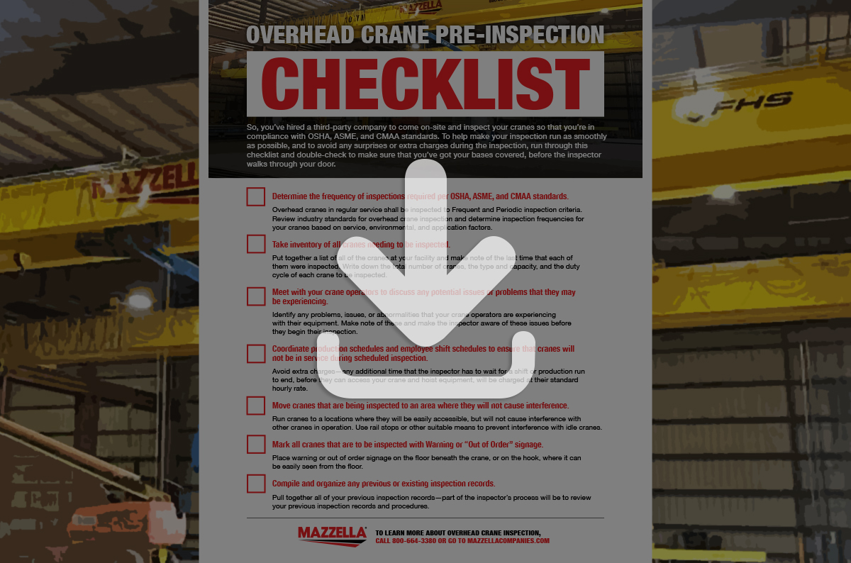 Overhead Crane Pre-Inspection [Checklist]
