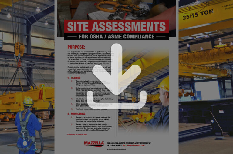 Lifting and Rigging Site Assessment [Guide]