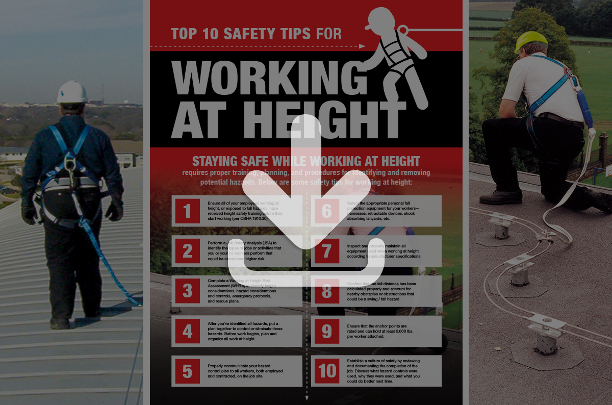 Top 10 Safety Tips for Working at Height [Infographic]