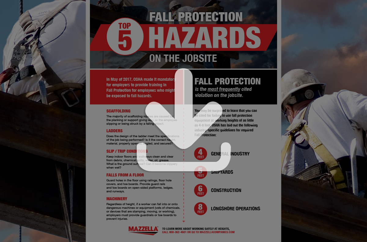 Top 5 Fall Protection Hazards on the Job Site [Infographic]