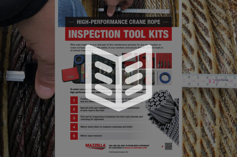 High-Performance Crane Rope Inspection Tool Kit