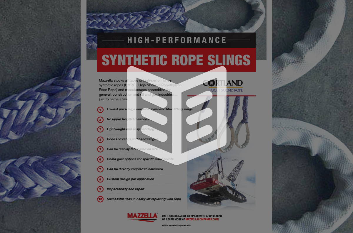 High-Performance Synthetic Rope Slings