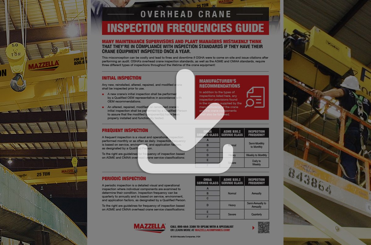 Overhead Crane Inspection Frequencies [Guide]