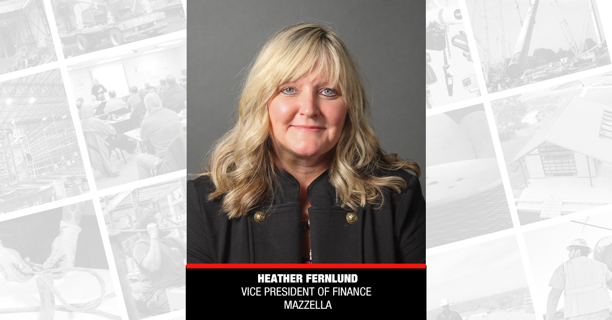 Heather Fernlund Named VP of Finance for Mazzella’s Lifting Business