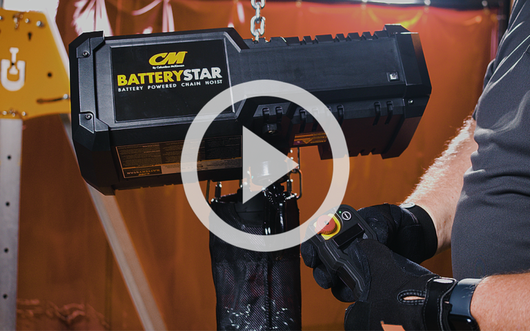 What Is the CM BatteryStar™? Columbus McKinnon’s First Battery-Powered Chain Hoist