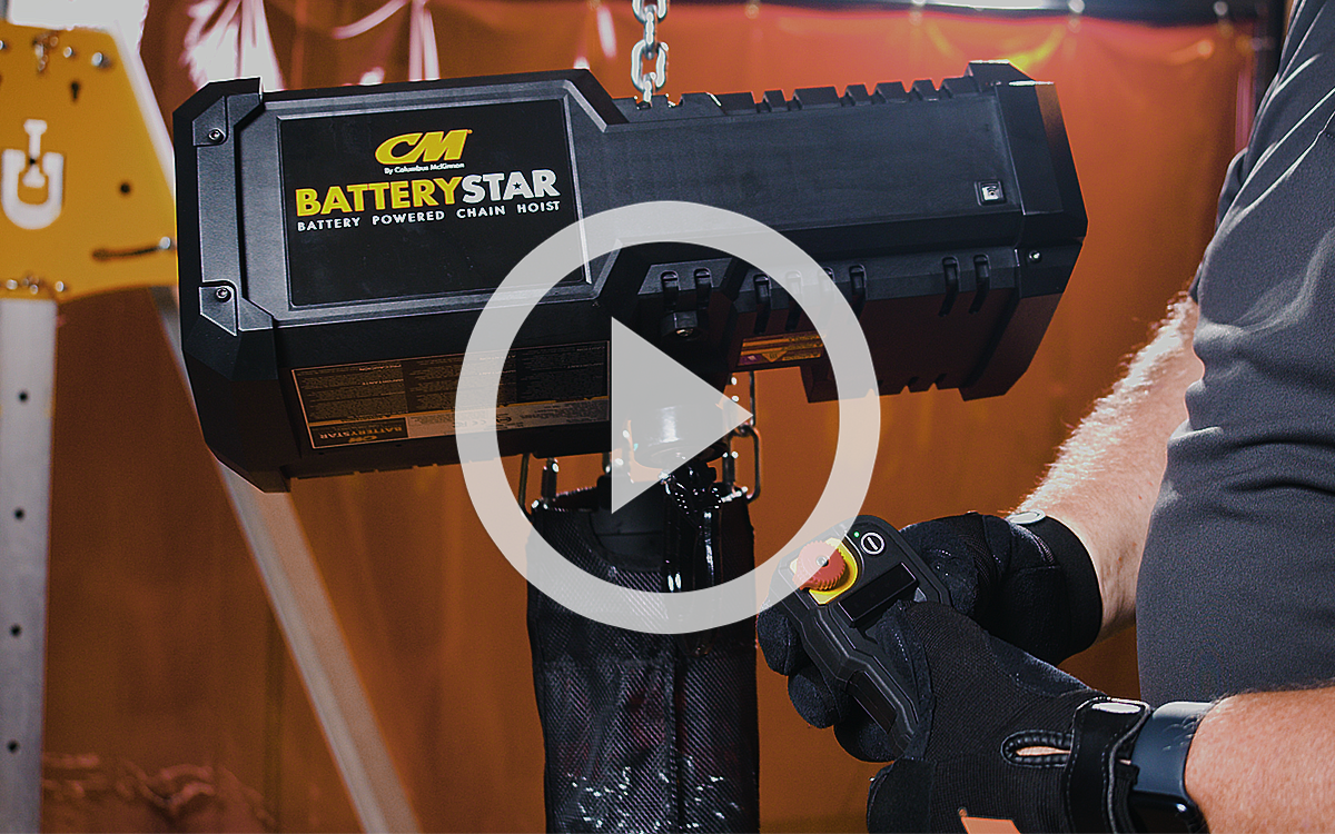 What Is the CM BatteryStar™? Columbus McKinnon’s First Battery-Powered Chain Hoist