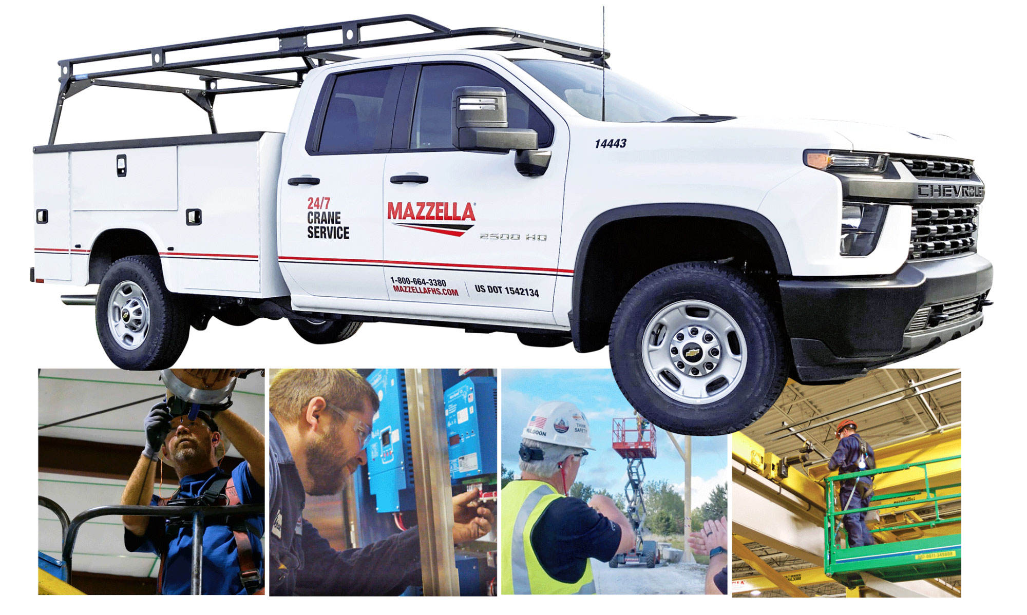 Mazzella Crane & Hoist Service Truck