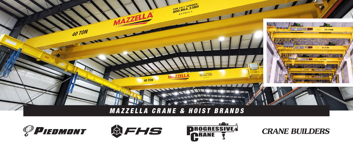 Mazzella Custom Engineered Cranes & Hoists Brands
