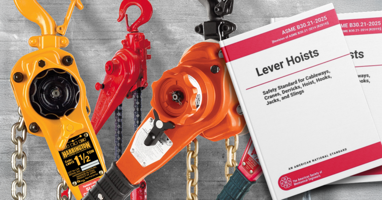Reviewing Updates & Revisions to ASME B30.21-2025 Lever Hoists Standard