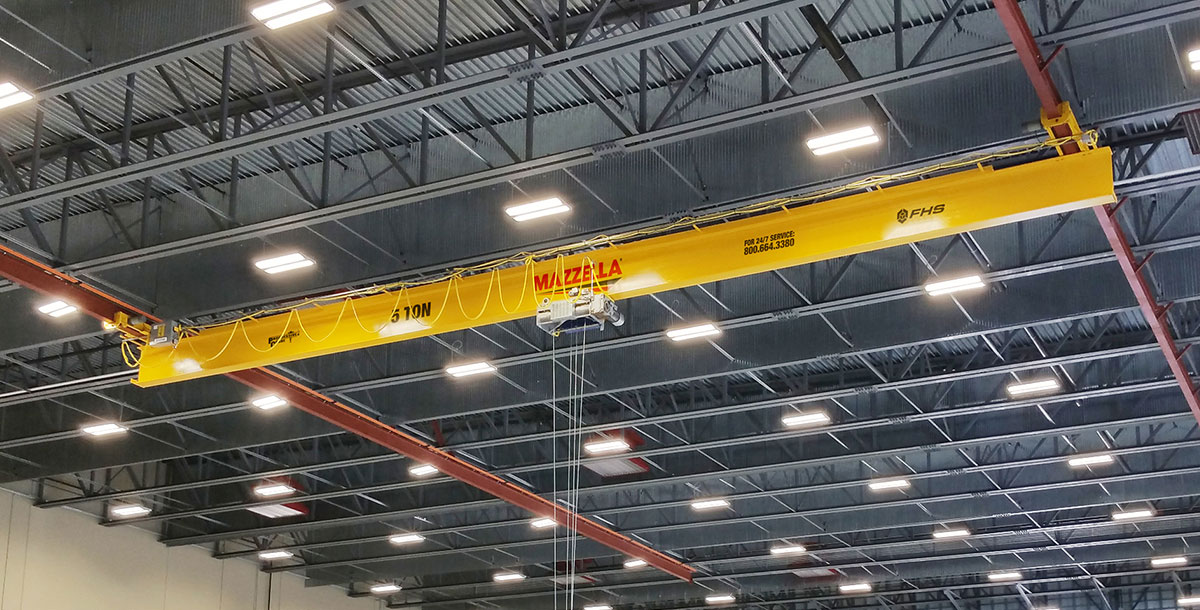 Mazzella Under Running Bridge Cranes