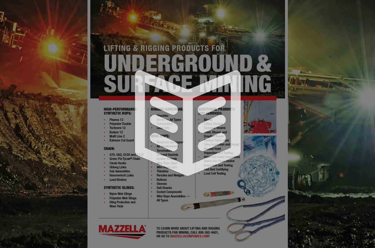 Mining Industry Products & Services Line Card