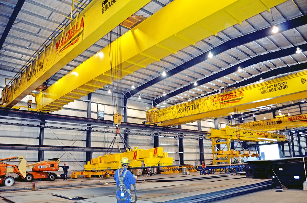 Overhead Crane In Operation